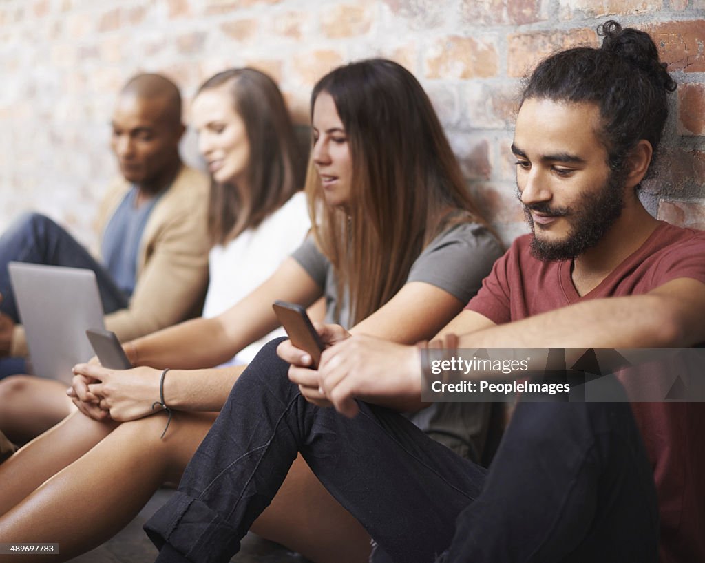 Hanging out after class