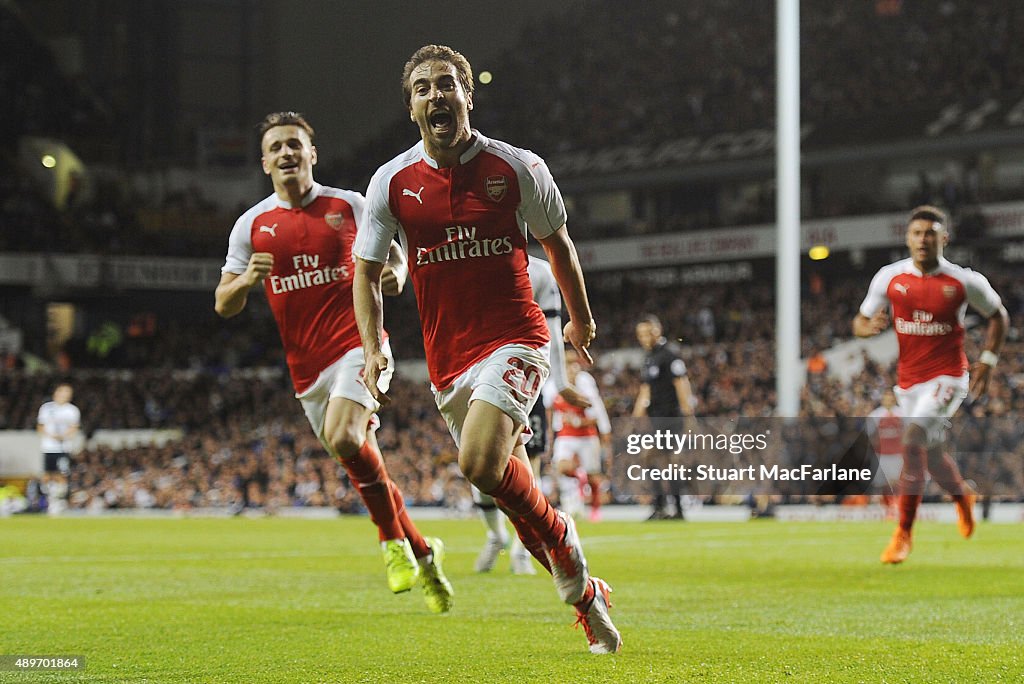 Tottenham Hotspur v Arsenal - Capital One Cup Third Round