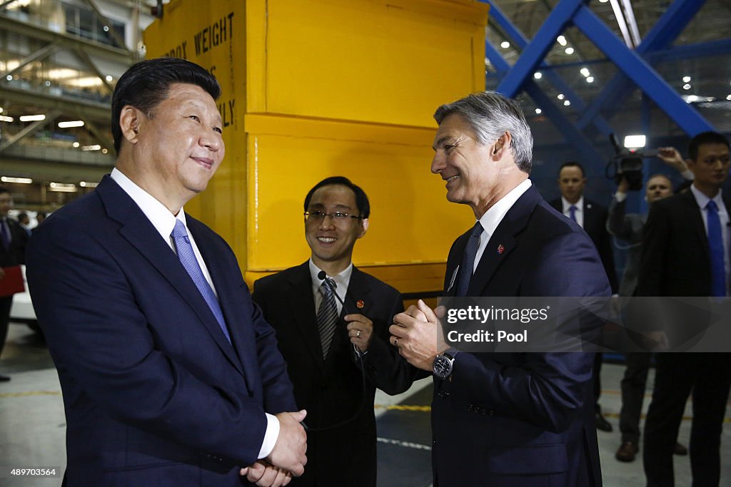 Chinese President Xi Jinping Visits Seattle, Washington