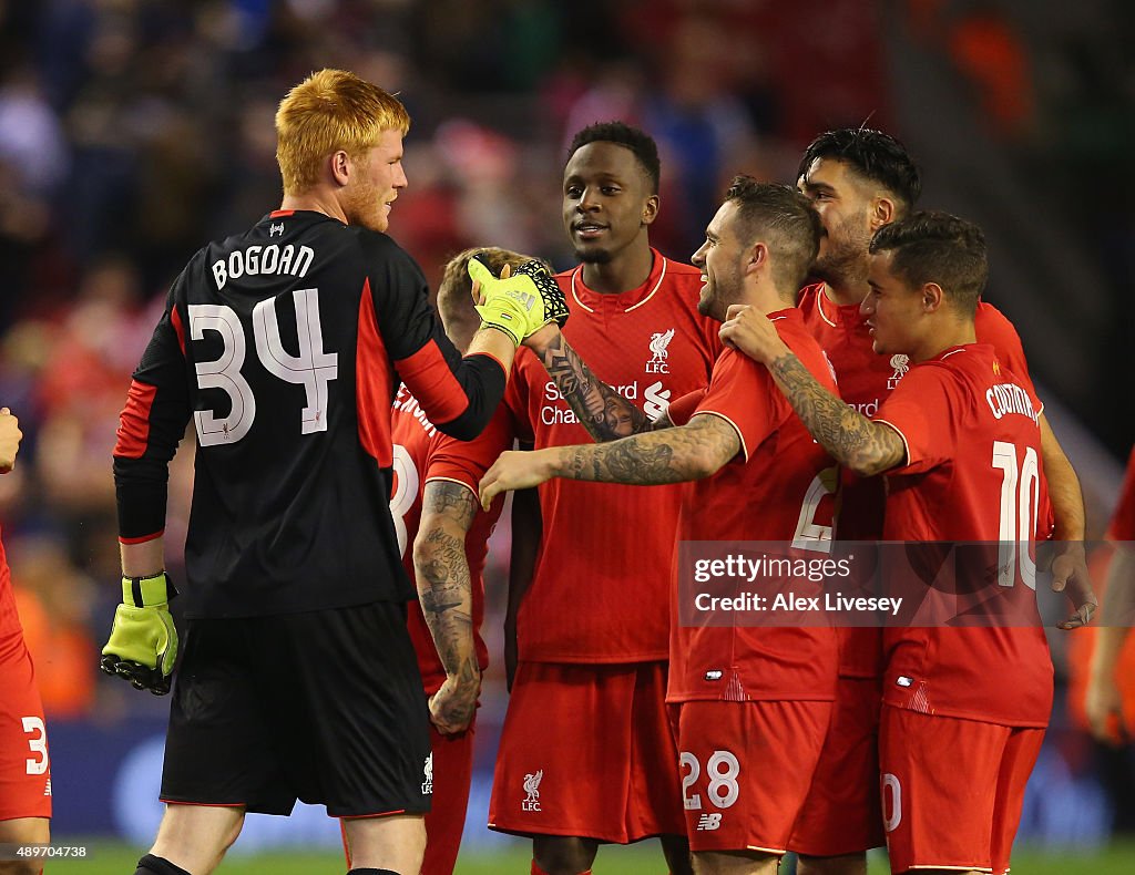 Liverpool v Carlisle United - Capital One Cup Third Round