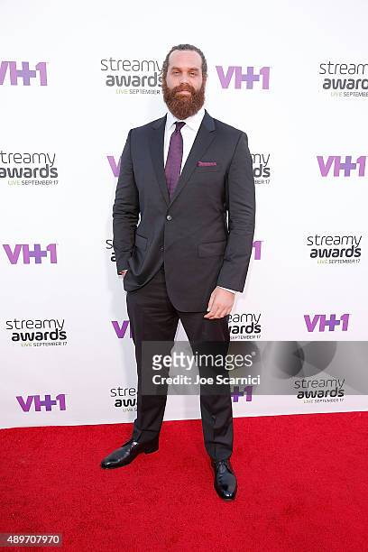 Harley Morenstein attends VH1's 5th Annual Streamy Awards at Hollywood Palladium on September 17, 2015 in Los Angeles, California.