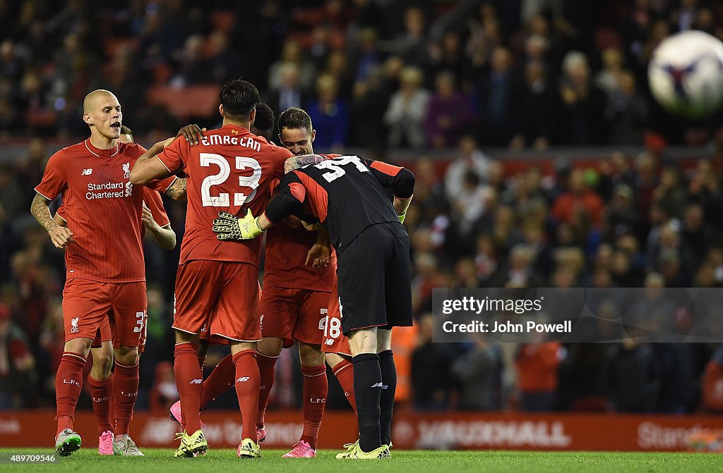 Liverpool v Carlisle United - Capital One Cup Third Round