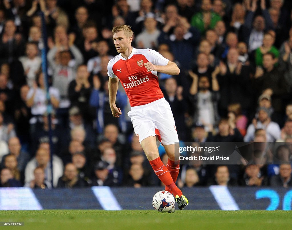 Tottenham Hotspur v Arsenal - Capital One Cup Third Round
