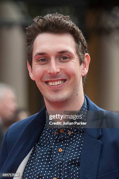 Blake Harrison attends the European premiere of "Godzilla" at Odeon Leicester Square on May 11, 2014 in London, England.