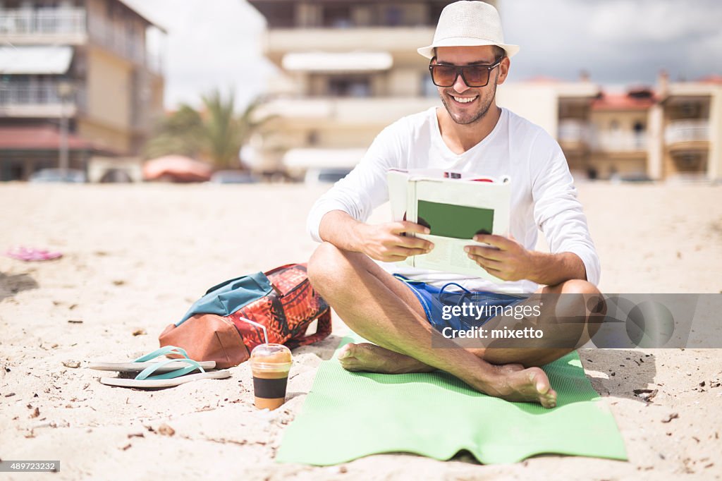 Lesen am Strand