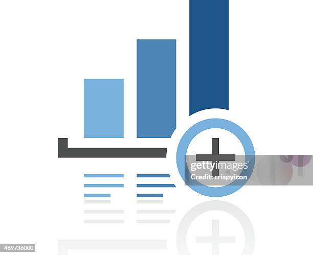 bar graph icon on a white background. - royal series - addition stock illustrations