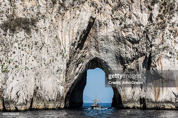 Faraglioni Rocks off the Island of Capri.