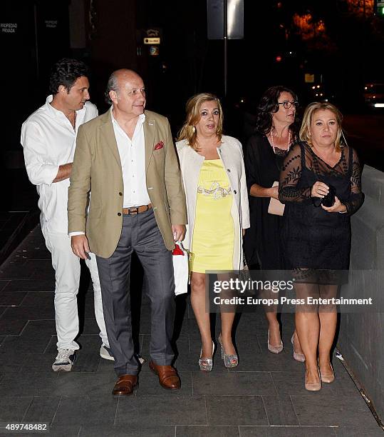 Carmen Borrego and Jose Carlos Bernal attend Terelu's 50th birthday party on September 23, 2015 in Madrid, Spain.