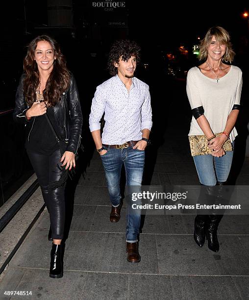 Arancha de Benito and Agustin Etienne attend Terelu's 50th birthday party on September 23, 2015 in Madrid, Spain.