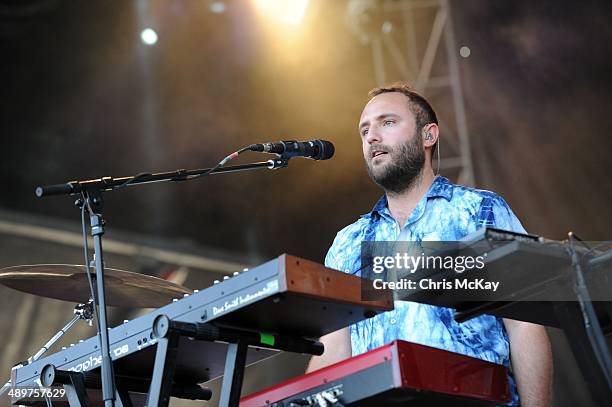 Kelcey Ayer of Local Natives performs during the 2nd Annual Shaky Knees Music Festival at Atlantic Station on May 11, 2014 in Atlanta, Georgia.