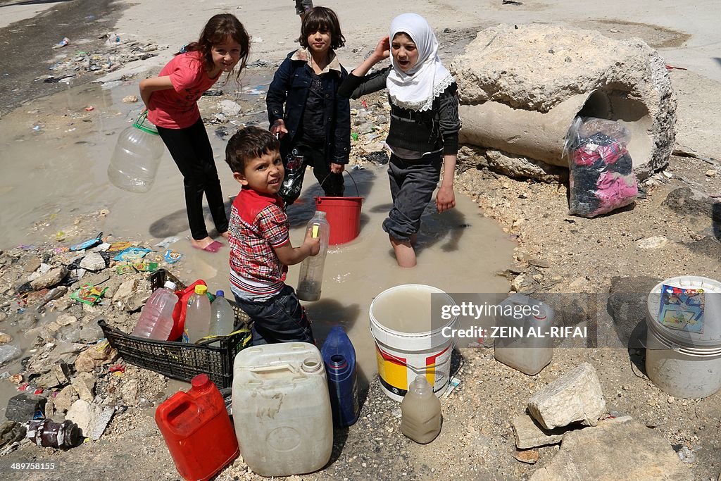 SYRIA-CONFLICT-ALEPPO-WATER