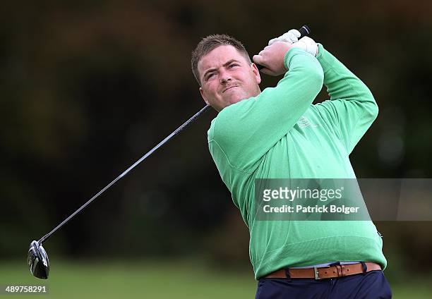 David Hughes of Massereene Golf Clubduring the Glenmuir PGA Professional Championship, Irish Regional Qualifiers, at Killeen Castle on May 12, 2014...