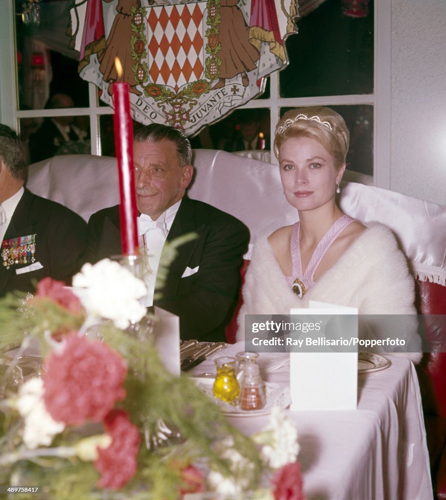 Princess Grace Of Monaco And Sean Lemass Of Ireland