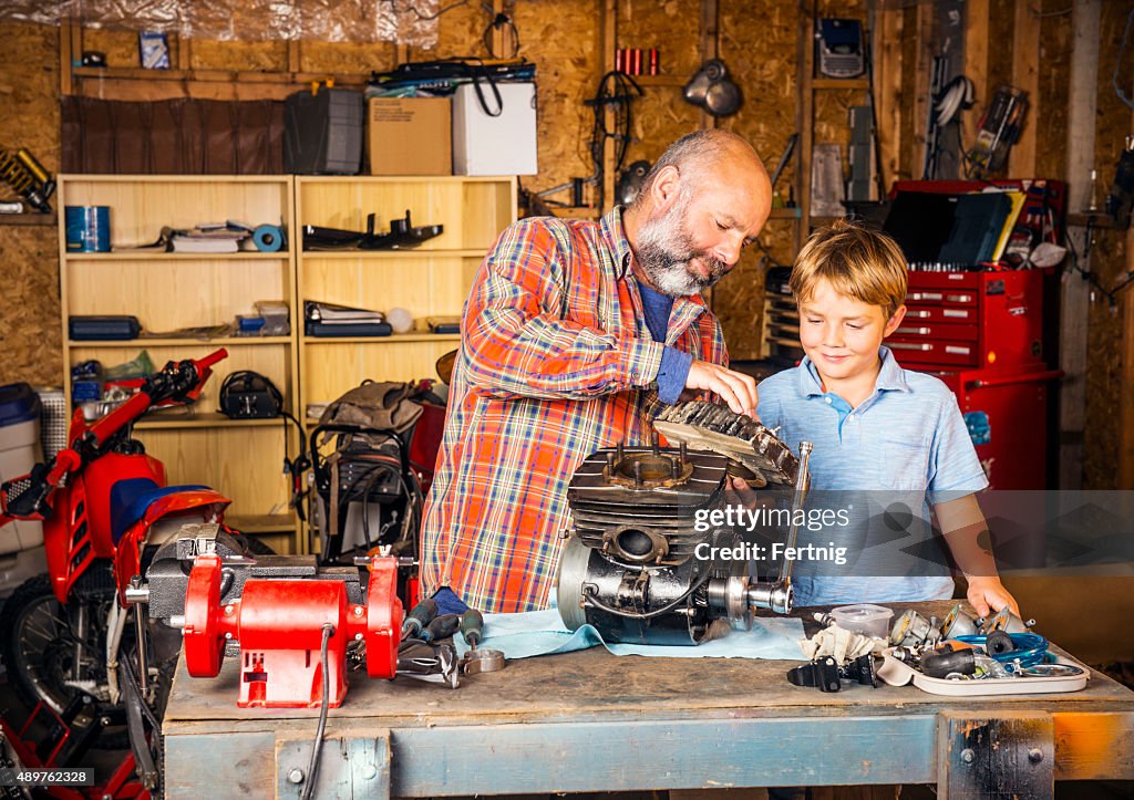 Learning about motorcycles and engines