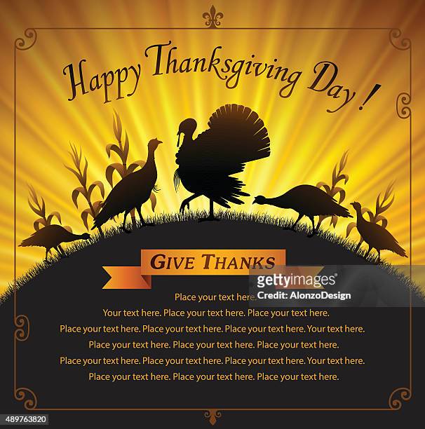 happy thanksgiving day - turkey feathers 幅插畫檔、美工圖案、卡通及圖標