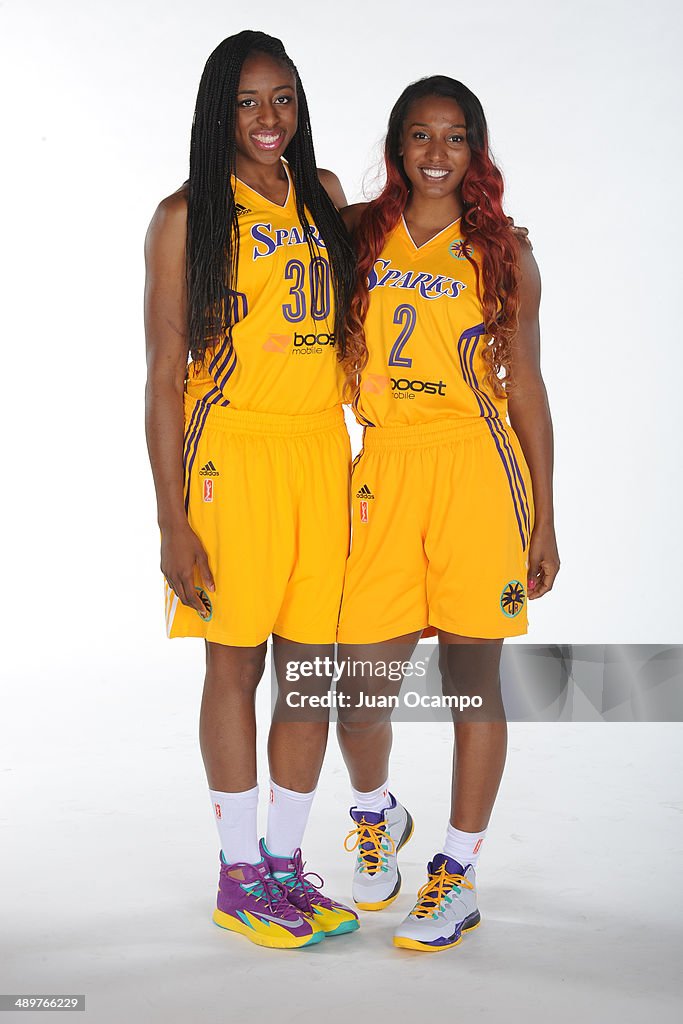 Los Angeles Sparks Media Day 2014