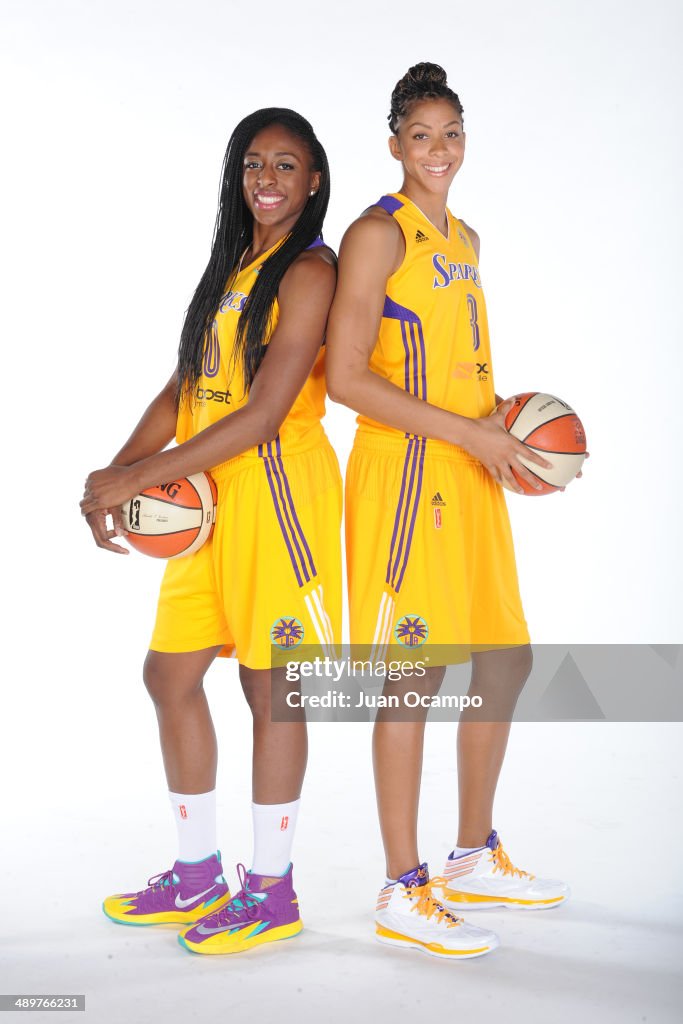 Los Angeles Sparks Media Day 2014