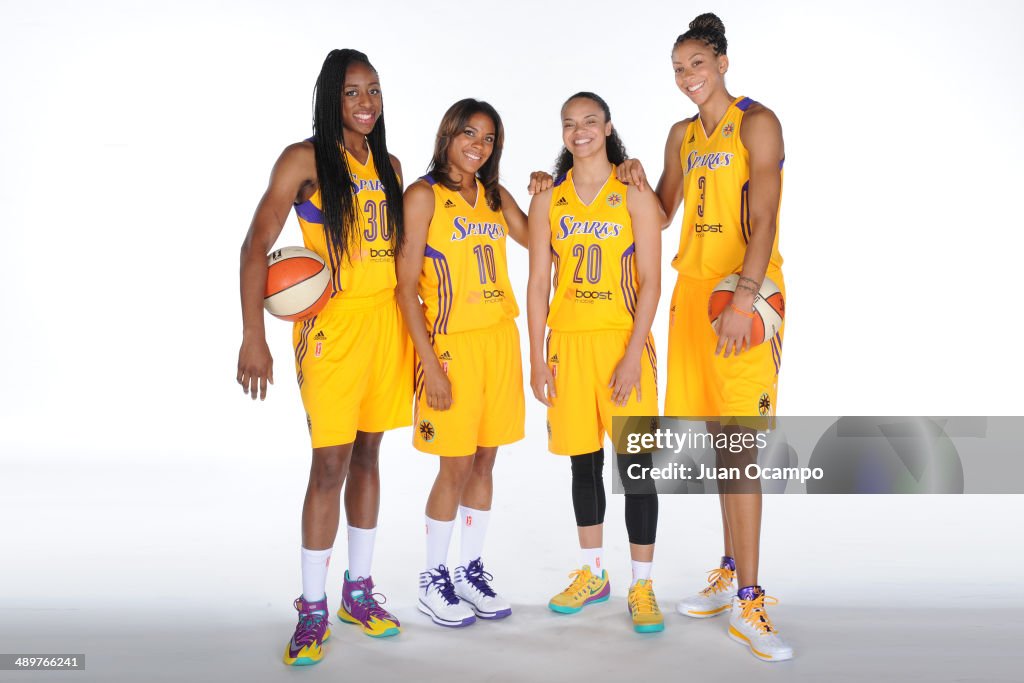 Los Angeles Sparks Media Day 2014