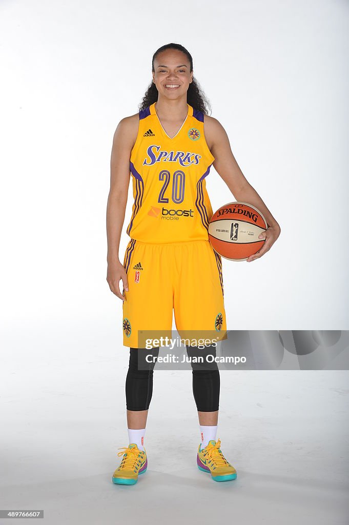 Los Angeles Sparks Media Day 2014