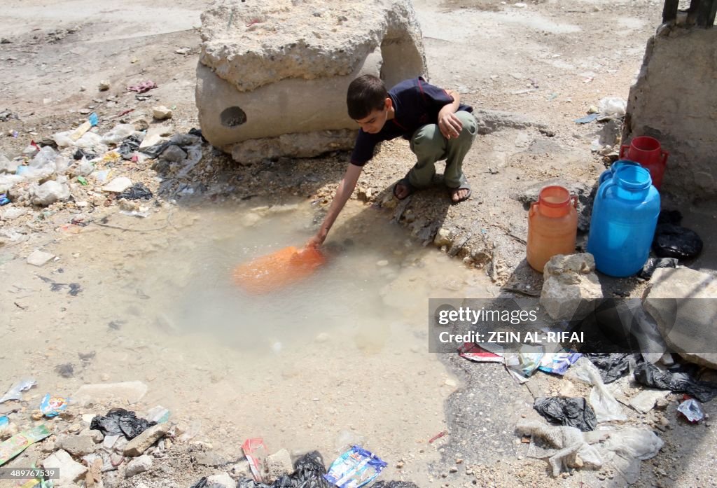 SYRIA-CONFLICT-ALEPPO-WATER