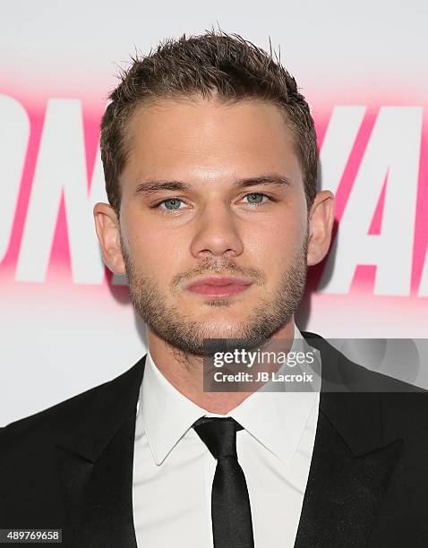 Jeremy Irvine attends the premiere of Roadside Attractions' 'Stonewall' at the Pacific Design Center on September 23, 2015 in West Hollywood,...