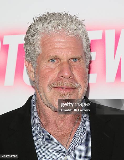 Ron Perlman attends the premiere of Roadside Attractions' 'Stonewall' at the Pacific Design Center on September 23, 2015 in West Hollywood,...