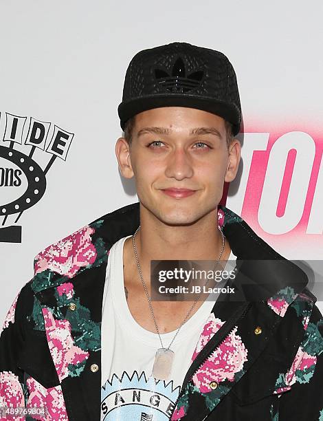 Cody Saintgnue attends the premiere of Roadside Attractions' 'Stonewall' at the Pacific Design Center on September 23, 2015 in West Hollywood,...