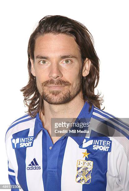 Heath Pearce of IFK Goteborg poses during a portrait session on March 11, 2015 in Gothenburg,Sweden.