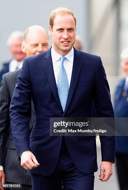 Prince William, Duke of Cambridge visits the Royal Navy Submarine Museum on May 12, 2014 in Gosport, England.