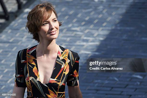 French actress Louise Bourgoin attends the "Les Chevaliers Blancs" photocall at the Kursaal Palace during the 63rd San Sebastian International Film...