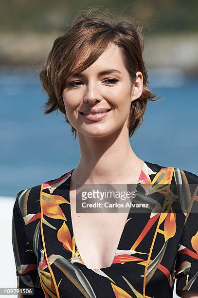 French actress Louise Bourgoin attends the "Les Chevaliers Blancs" photocall at the Kursaal Palace during the 63rd San Sebastian International Film...