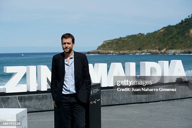 Joachim Lafosse attends 'Les Chevaliers Blancs' photocall during 63rd San Sebastian Film Festival on September 24, 2015 in San Sebastian, Spain.