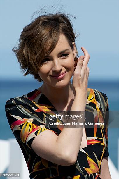 Louise Bourgoin attends 'Les Chevaliers Blancs' photocall during 63rd San Sebastian Film Festival on September 24, 2015 in San Sebastian, Spain.