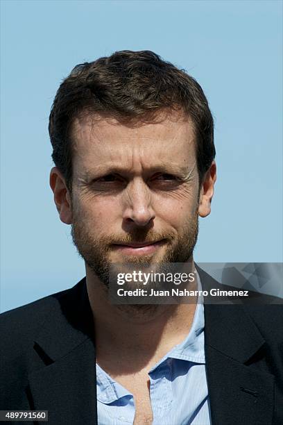 Joachim Lafosse attends 'Les Chevaliers Blancs' photocall during 63rd San Sebastian Film Festival on September 24, 2015 in San Sebastian, Spain.