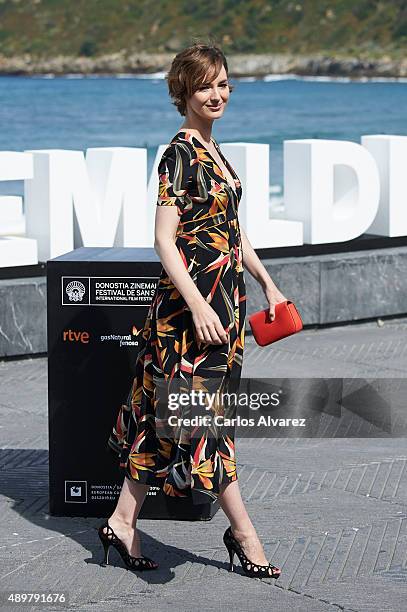 French actress Louise Bourgoin attends the "Les Chevaliers Blancs" photocall at the Kursaal Palace during the 63rd San Sebastian International Film...