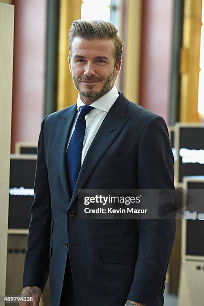 Goodwill Ambassador David Beckham unveils a unique installation that brings the voices of children and young people to the heart of the United...