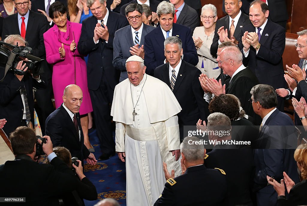 Pope Francis Addresses Joint Meeting Of U.S. Congress