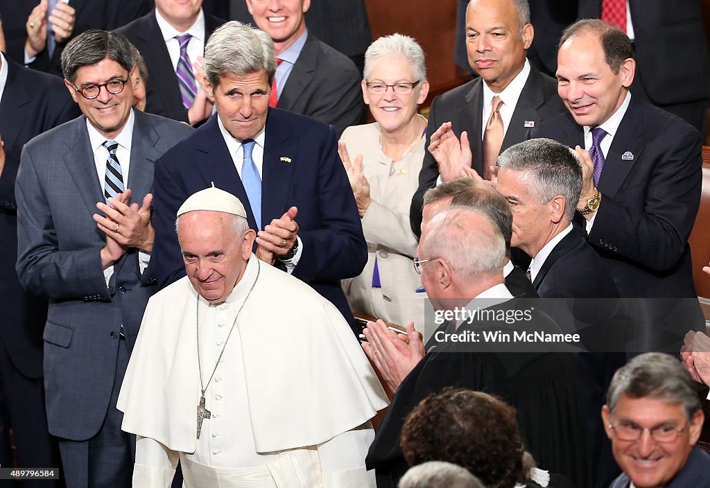 Pope Francis Addresses Joint Meeting Of U.S. Congress