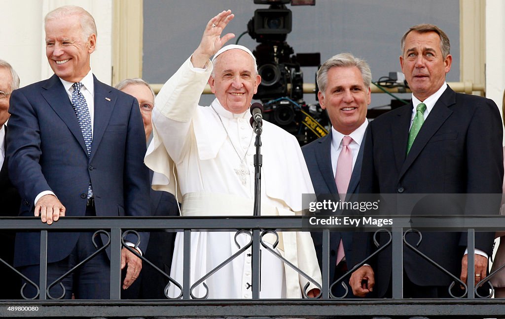 Pope Francis Addresses Joint Meeting Of U.S. Congress