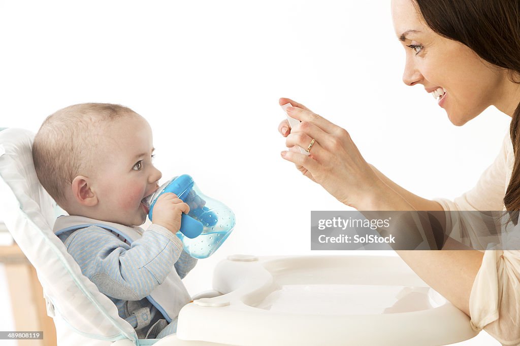 Baby Smiling for the Camera
