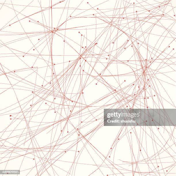 Red Tech Line Pattern Abstract Red Technology Line Pattern Background High-Res Vector Graphic ...