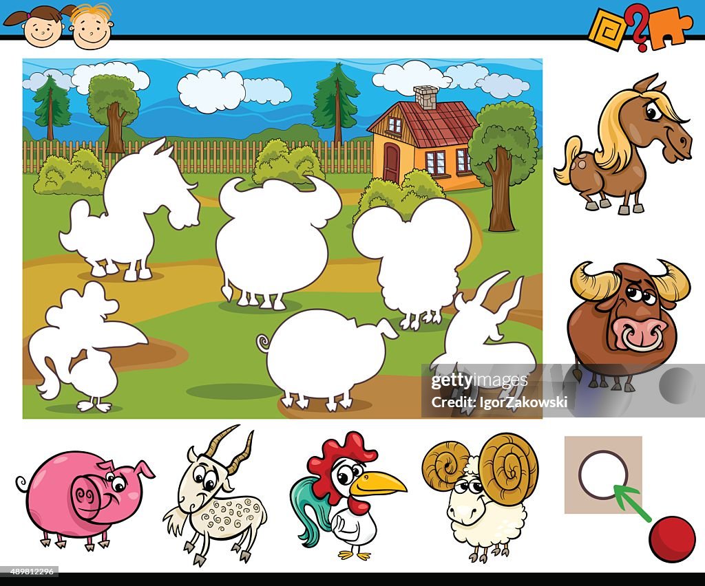 Cartoon Educational Task For Kids High-Res Vector Graphic - Getty Images