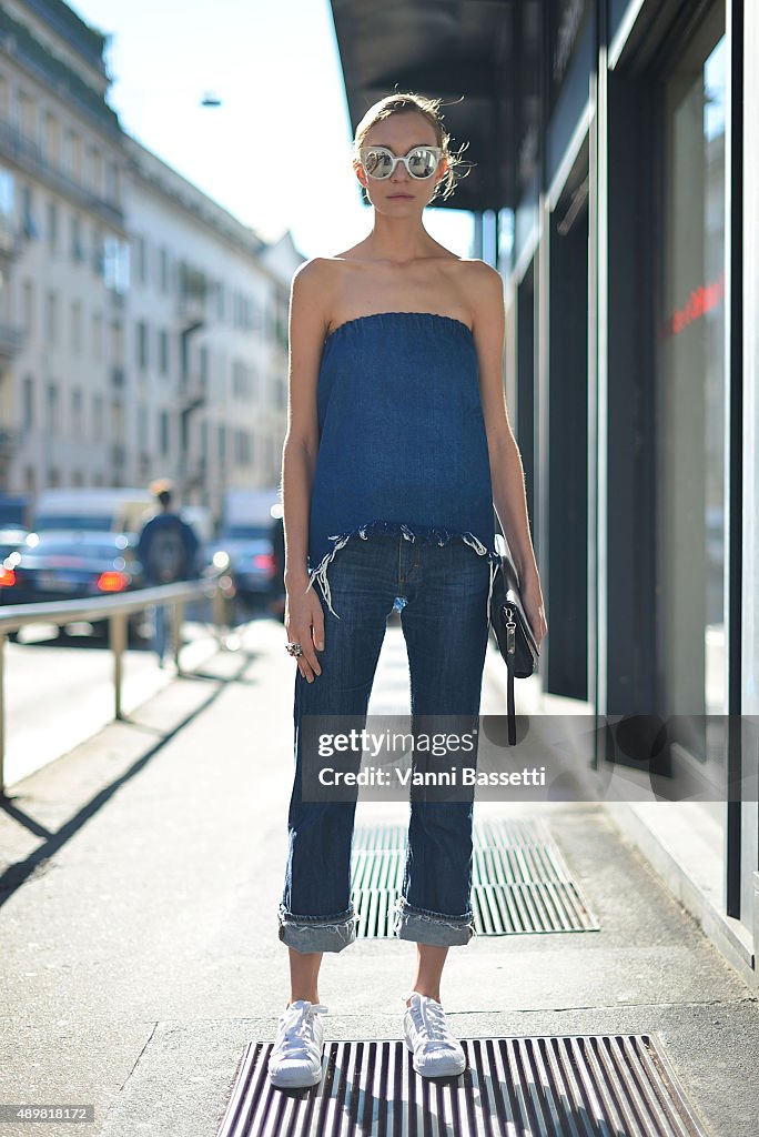 Street Style: Day 2 - Milan Fashion Week SS16