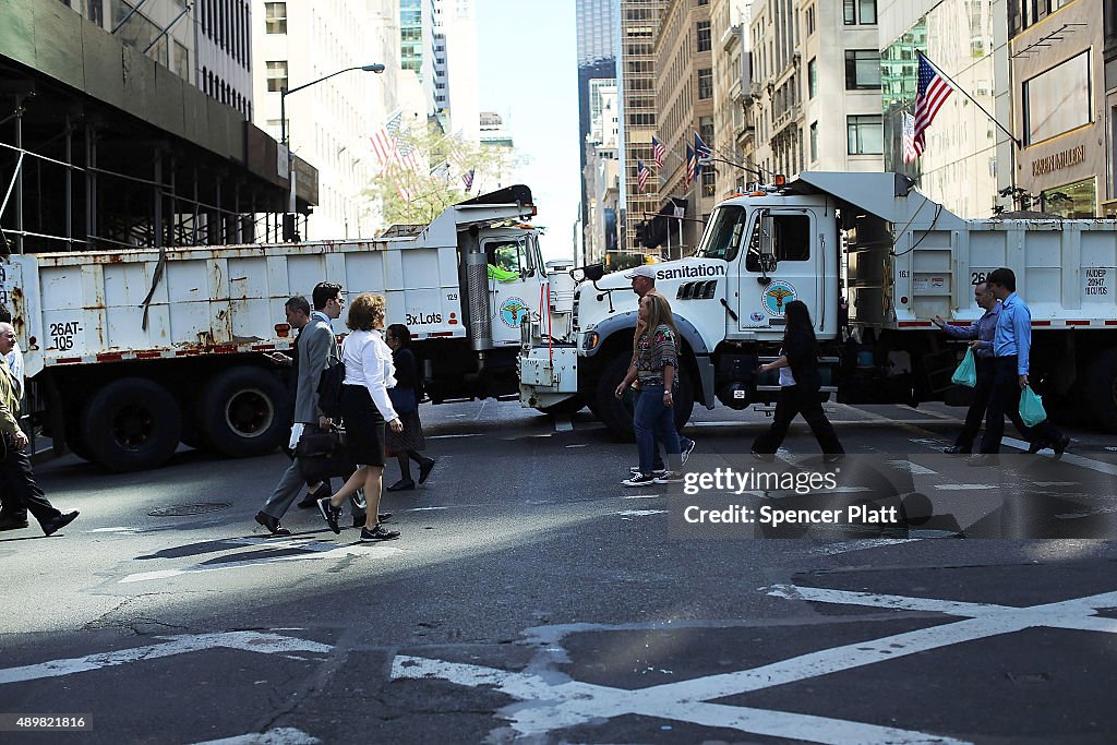 New York City Prepares For Visit Of Pope Francis