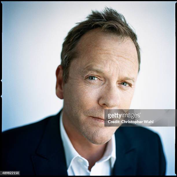 Actor Kiefer Sutherland is photographed for The Globe and Mail on September 15, 2015 in Toronto, Ontario.