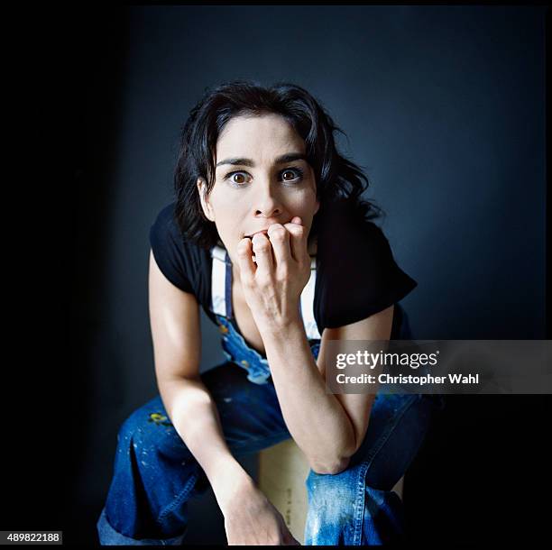 Actress Sarah Silverman is photographed for The Globe and Mail on September 15, 2015 in Toronto, Ontario.