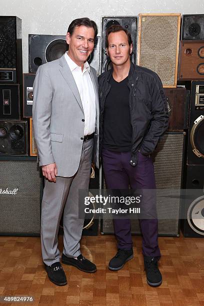 Actors Paul Wilson and Patrick Wilson attend a photocall for "Big Stone Gap" at Ace Hotel on September 24, 2015 in New York City.