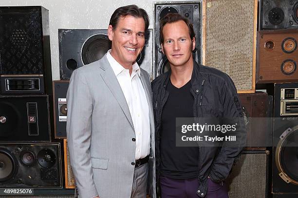 Actors Paul Wilson and Patrick Wilson attend a photocall for "Big Stone Gap" at Ace Hotel on September 24, 2015 in New York City.