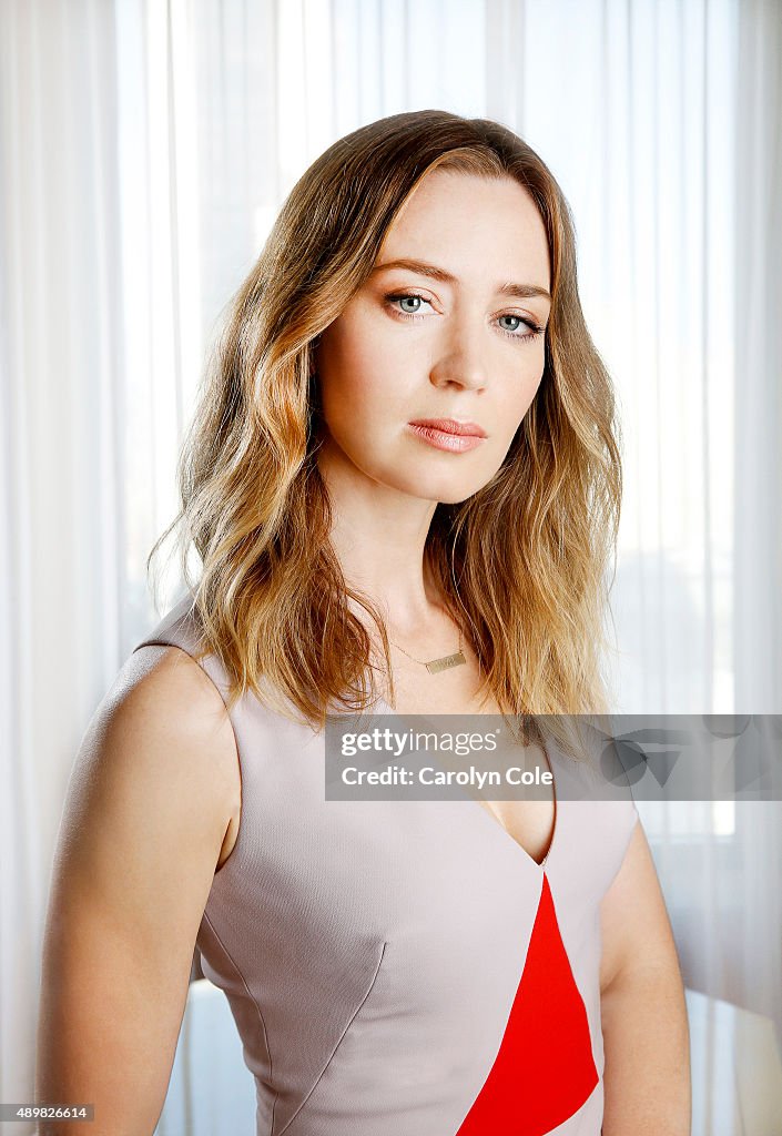 Actress Emily Blunt is photographed for Los Angeles Times on