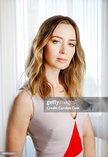 Actress Emily Blunt is photographed for Los Angeles Times on September 17, 2015 in New York City. PUBLISHED IMAGE. CREDIT MUST BE: Carolyn Cole/Los...